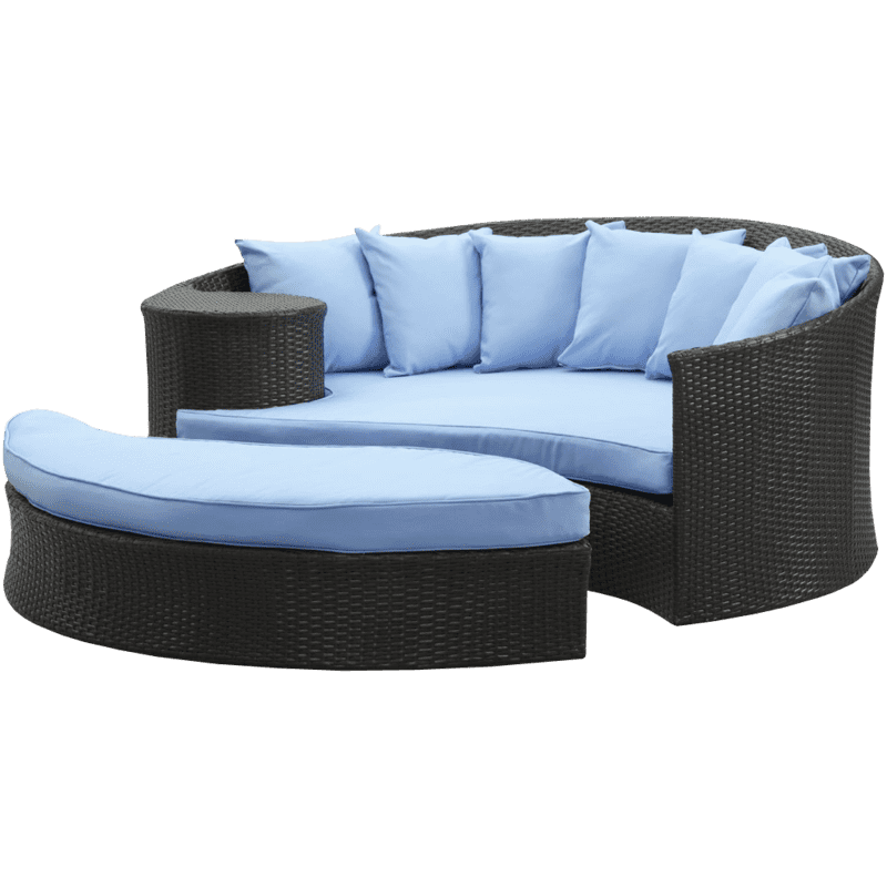 Patio daybed i flet