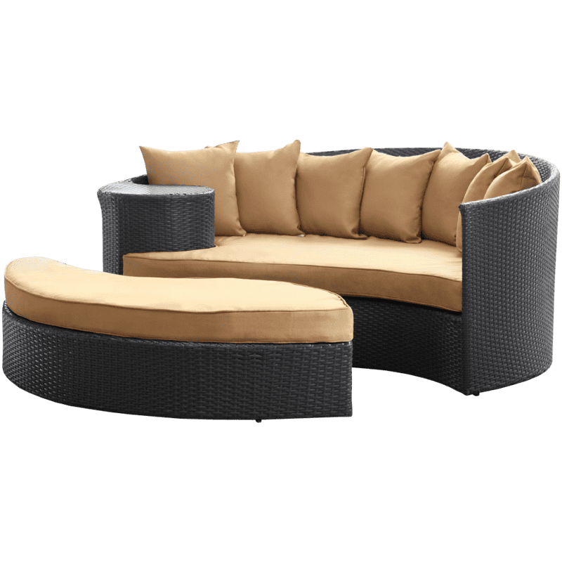 Patio daybed i flet